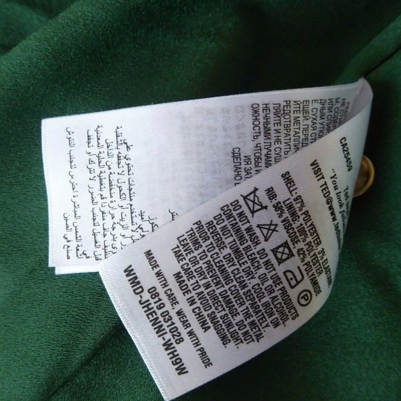 TED BAKER "JHENNI" PLAITED MIDI DRESS, NEW - Picture 8 of 10